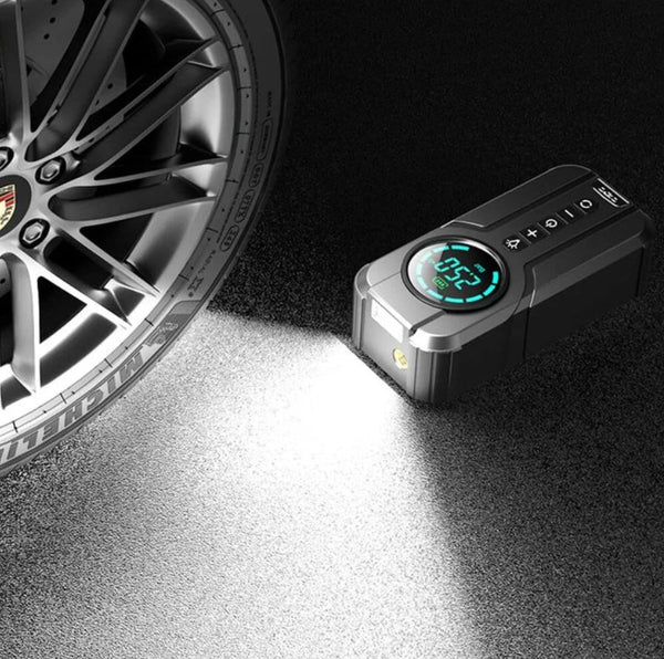 Novara™Jump Starter With Air Pump هيكساليفينغ™ جهاز تشغيل البطارية مع منفاخ هواء