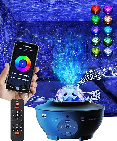 Novara™ Galaxy Ocean Light Projector – بروجكتر ضوء المجرة والمحيط